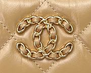 Chanel 23K Hobo Bag Lambskin Gold Metal Caramel 23.5x13.5x5.3cm - 2