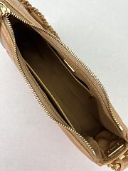 Chanel 23K Hobo Bag Lambskin Gold Metal Caramel 23.5x13.5x5.3cm - 3