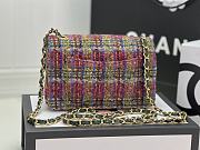 Chanel Small Flap Bag Tweed Fabric 20cm - 5