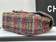 Chanel Small Flap Bag Tweed Fabric 20cm - 3