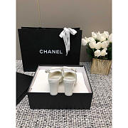 Chanel Slingbacks Patent Calfskin White 6.5cm - 4