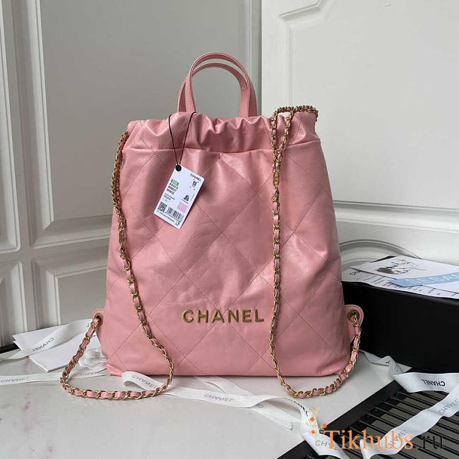 Chanel Large Backpack 22 Pink 51x40x9cm - 1