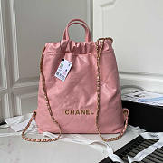 Chanel Large Backpack 22 Pink 51x40x9cm - 1