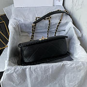 Chanel Flap Bag Lambskin Black 21x13x8cm - 2