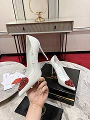 Christian Louboutin Kate White Heart Heel 10cm - 2