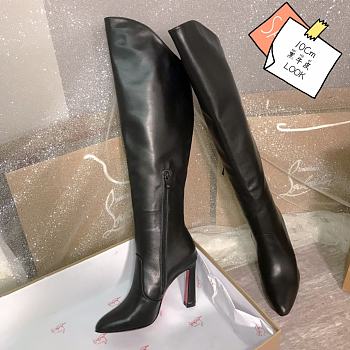 Christian Louboutin Eleonor Botta Black Boots 10cm