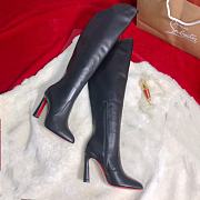 Christian Louboutin Eleonor Botta Black Boots 10cm - 4