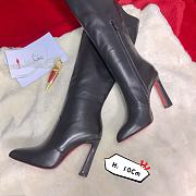 Christian Louboutin Eleonor Botta Black Boots 10cm - 3