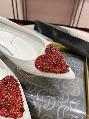 Chanel Ballerina White Heart - 4