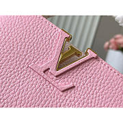 Louis Vuitton LV Capucines Mini Taurillon leather Pearly Lilac 21cm - 2