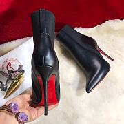 Christian Louboutin Chelsea Chick Red Sole Stiletto Boot 10cm - 5