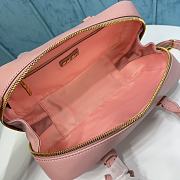 Miu Miu Arcadie Nappa Leather Pink 22x10.5x7.5cm - 2