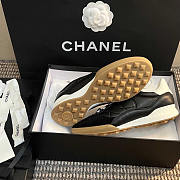 Chanel Calfskin & Suede Calfskin Sneakers Black - 2