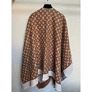Louis Vuitton LV Monogram Scarf Camel 137x152cm - 5