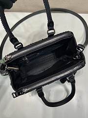 Prada Galleria Satin Mini Bag Crystals Black 20x14.5x9.5cm - 6