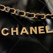 Chanel 22 Handbag Black 30x45x8cm - 3