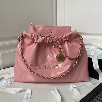 Chanel 22 Handbag Pink 30x45x8cm