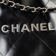 Chanel 22 Handbag Black Silver 30x45x8cm - 2