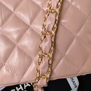 Chanel 23k Flap Bag Pink Gold 13.5x20.5x5cm - 4