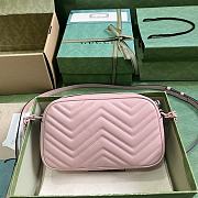 Gucci GG Marmont Small Shoulder Bag Light Pink 24x13x7cm - 3