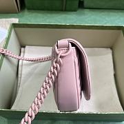 Gucci GG Marmont Matelasse Chain Mini Bag Light Pink 14.5x20x4cm - 6