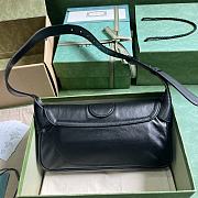 Gucci Aphrodite Small Shoulder Bag Black 27x14x5cm - 4