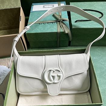 Gucci Aphrodite Small Shoulder Bag White 27x14x5cm