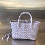 Bottega Veneta Mini Cabat Purple 20x15x12cm - 1