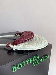 Bottega Veneta Small Gemelli White Wine 24.5x19x7cm - 3