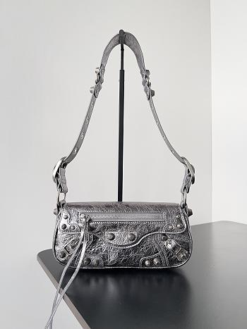 Balenciaga Le Cagole XS Sling Bag in Metallic 22.8x12.9x4cm