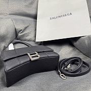 Balenciaga Hourglass Black Calfskin 19cm - 3