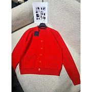 Louis Vuitton LV Wool Cardigan Red - 1