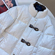 Louis Vuitton LV Monogram Accent Pillow Puffer Jacket White - 3