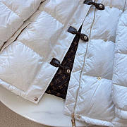 Louis Vuitton LV Monogram Accent Pillow Puffer Jacket White - 4