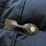 Louis Vuitton LV Monogram Accent Pillow Puffer Jacket Black - 2