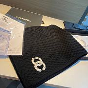 Chanel Black Scarf 32x170cm - 2