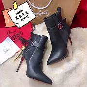 Christian Louboutin Black Chelsea Ankle Boots 10cm - 1