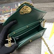 Dolce Gabbana DG Small Smooth Devotion Bag Green 19 x 13 x 4.5 cm - 6