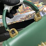 Dolce Gabbana DG Small Smooth Devotion Bag Green 19 x 13 x 4.5 cm - 5