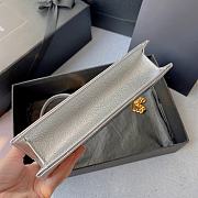 YSL Envelope Woc Chain Silver Bag 19cm - 6