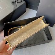 YSL Envelope Woc Chain Gold Bag 19cm - 6