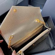 YSL Envelope Woc Chain Gold Bag 19cm - 2