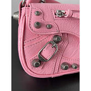 Balenciaga Le Cagole XS Sling Bag in Pink 22.8x12.9x4cm - 3