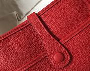 Hermes Evelyne Medium Red 29cm - 3