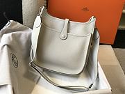 Hermes Evelyne Medium White 29cm - 2