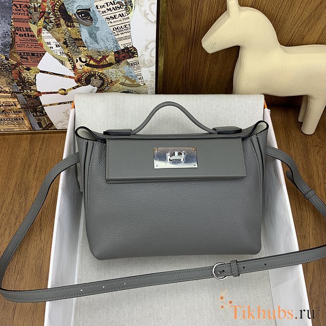 Hermes 24/24 21 Bag Grey Silver 21cm - 1