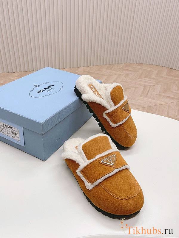 Prada Shearling Slippers - 1