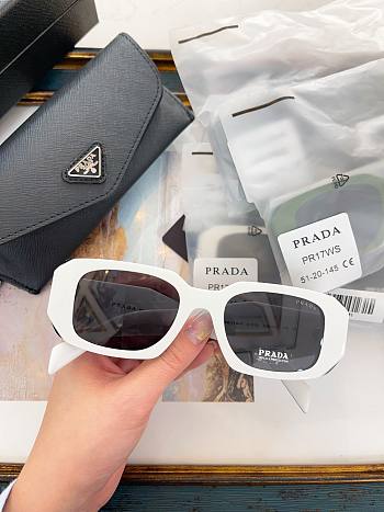 Prada White Sunglass