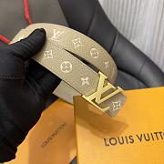 Louis Vuitton LV Iconic Grey Belt 3cm - 3