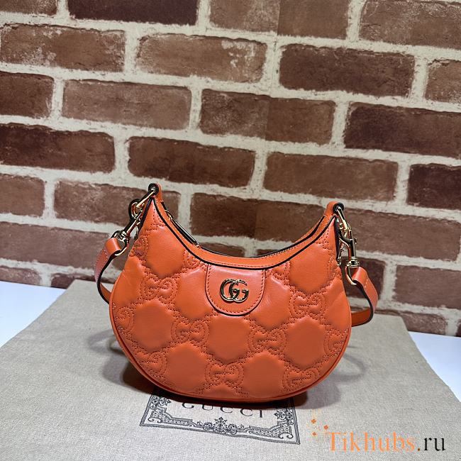 Gucci GG Matelasse Mini Bag Orange 21cm - 1